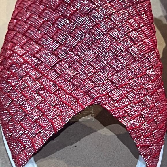Bernie Mev. Women's Bon Bon Sandals Red Shimmer size EU 37 US 7 - Picture 7 of 12